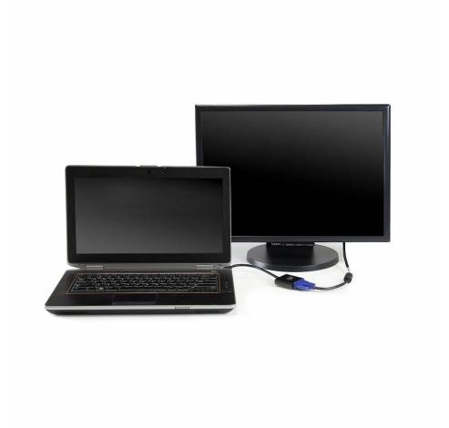 0,15 meter, HDMI-A mannelijke naar VGA vrouwelijke adapter, met audio  Act