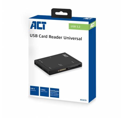 Lecteur de carte externe USB 3.2 Gen1 (USB 3.0)  Act
