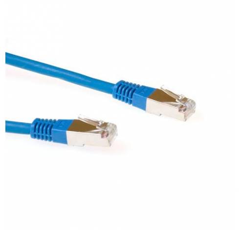Câble de raccordement bleu LSZH SFTP CAT6 de 2 mètres avec connecteurs RJ45  Act