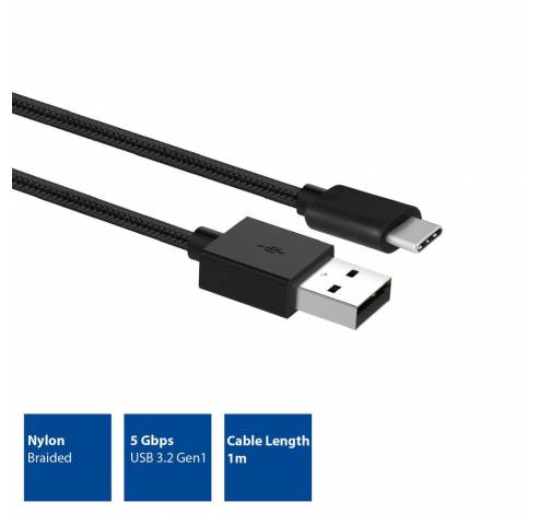 AC3094 1 meter,  usb-c cable, usb-a male to  Act