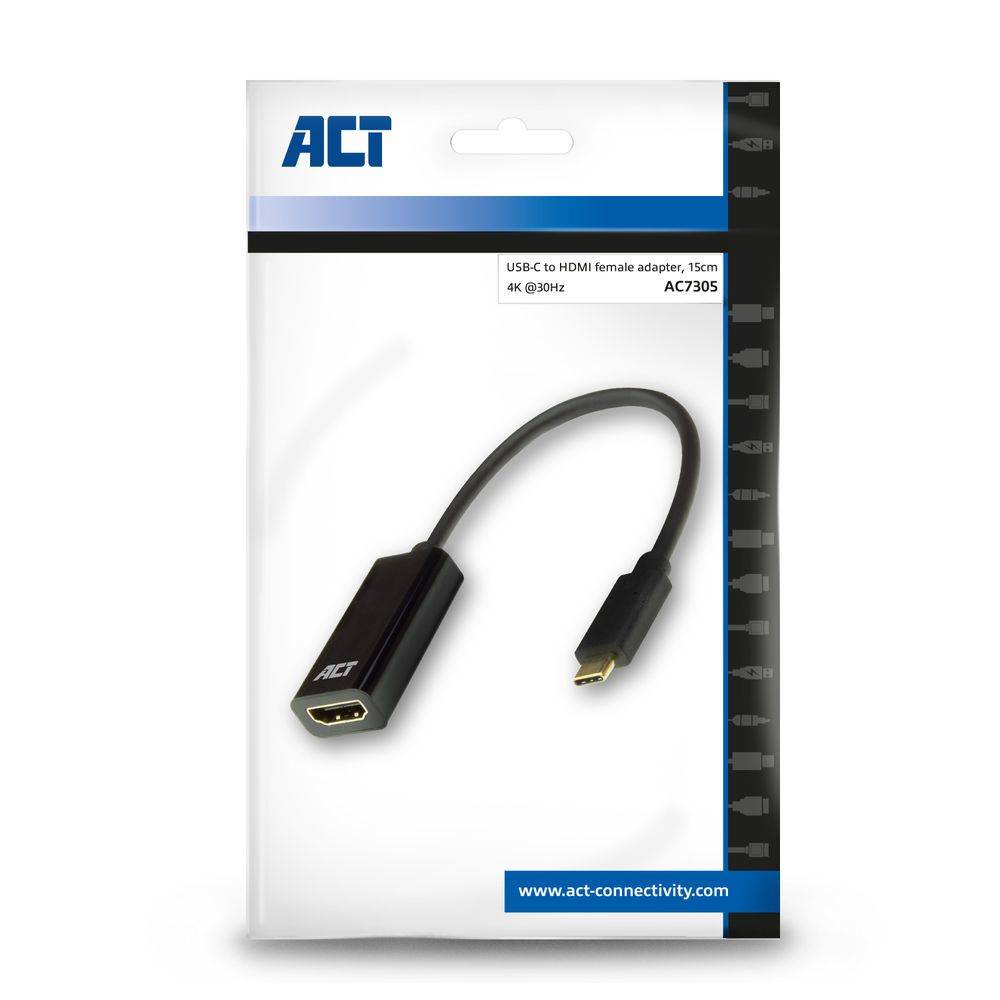 Act USB-kabel Act usb-c naar hdmi female adapter 4K