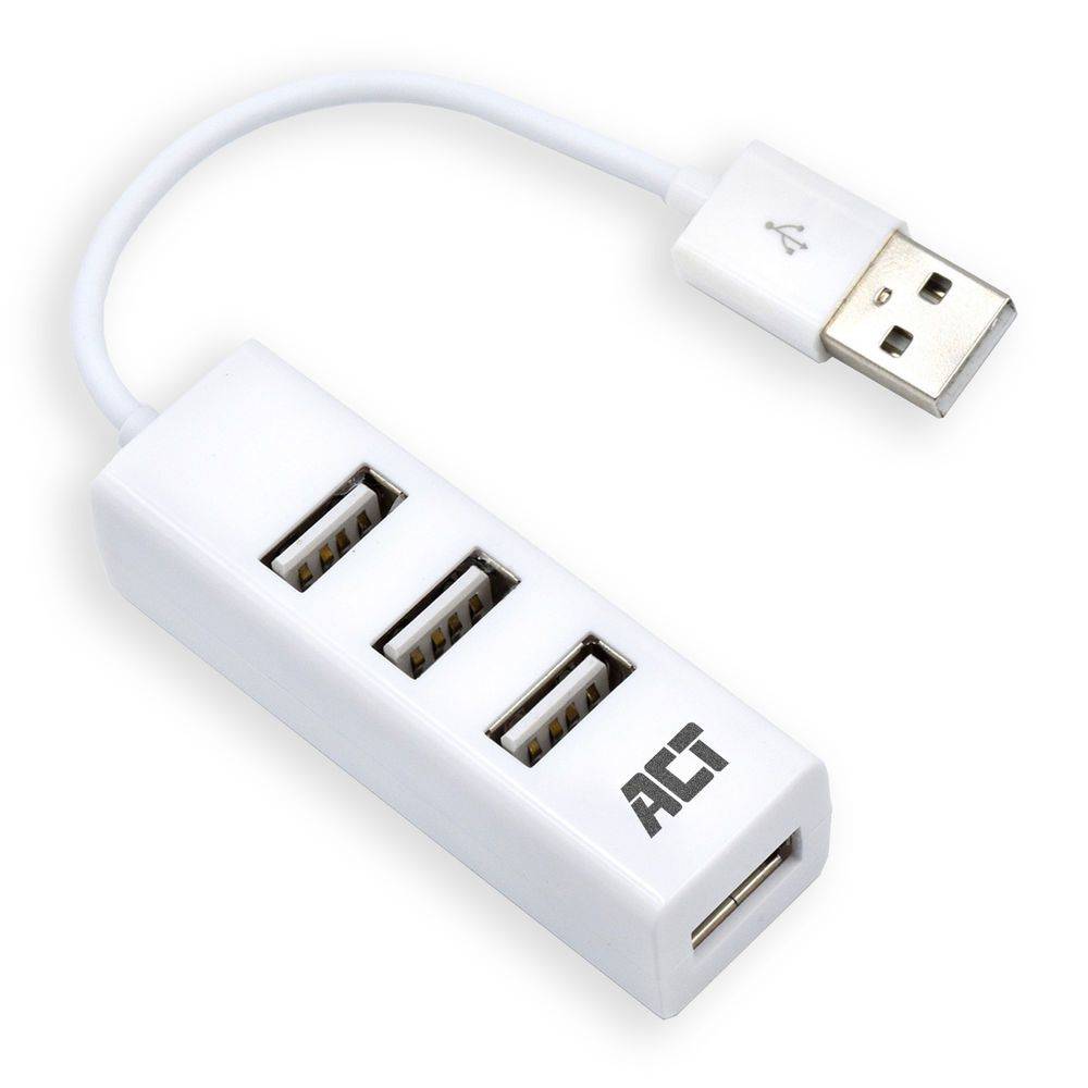 Act USB hub Act usb hub 2.0, 4x usb-a, mini, wit