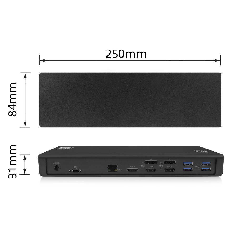 Act Docking Station PC AC7048 USB-C Triple 4K Docking Station