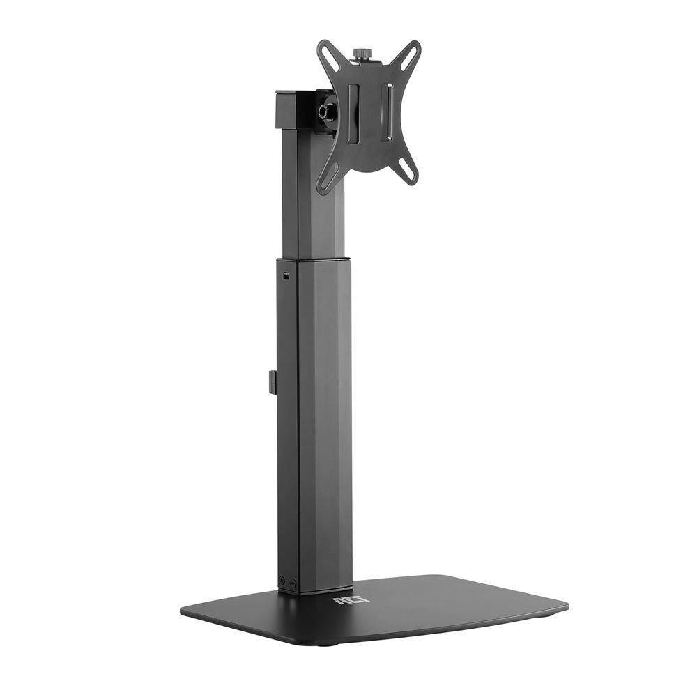 Act Monitorstand/Arm AC8331 - Monitor Bureausteun op voet, 1 scherm tot 32inch, met gasveer