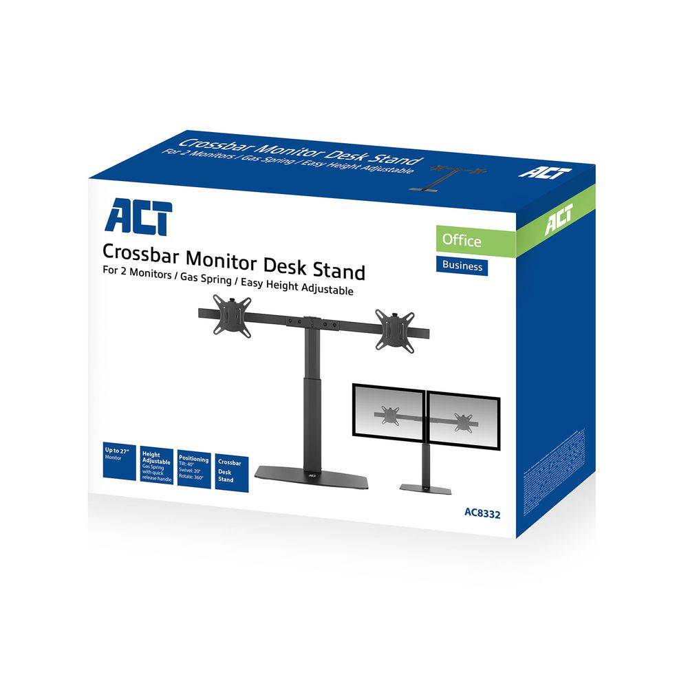 Act Monitorstand/Arm Act monitor desk stand 2s gas AC8332