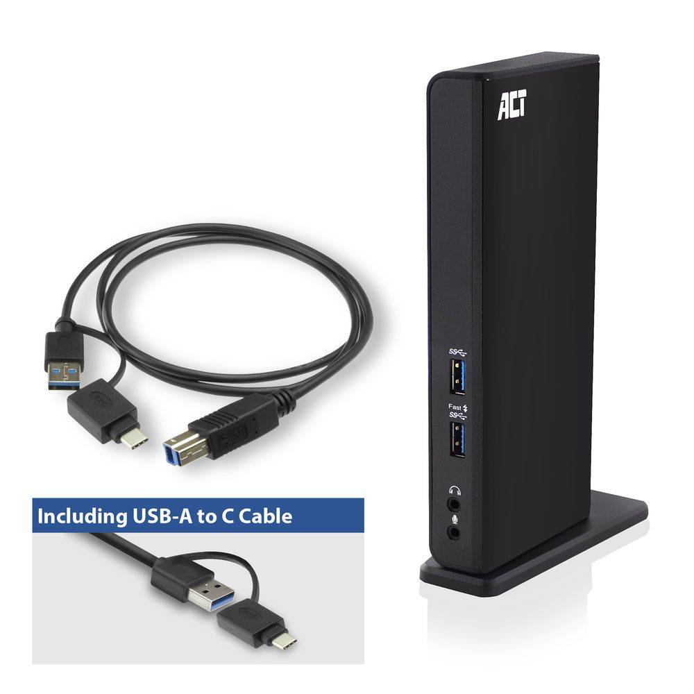 Act USB hub Act usb-c of usb-a dual monitor docking