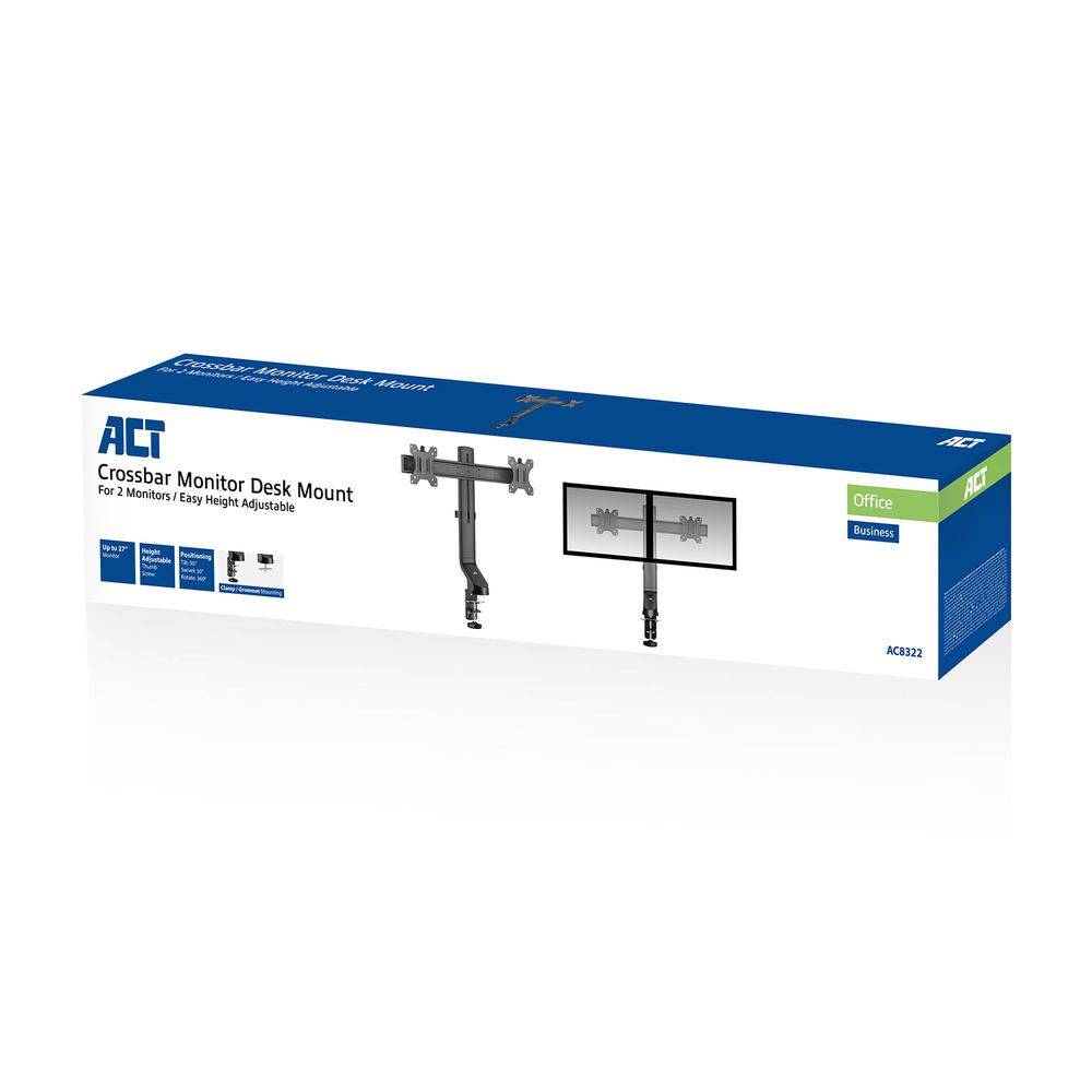 Act Monitorstand/Arm Act monitor desk mount 2s AC8322