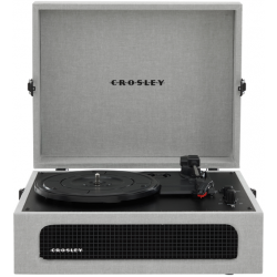 Crosley Tourne-disque Voyager CR8017B Gris 