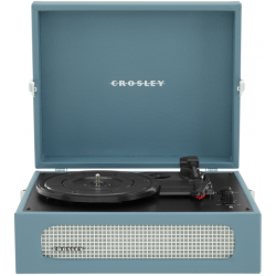 Crosley Tourne-disque Voyager CR8017B Bleu délavé 