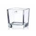 Theelichtglas Transparant 10x10xh10cm 