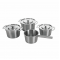 Kookpottenset 4delig Recycled Inox 