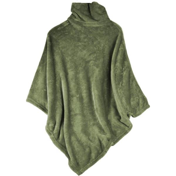 Wara MICROLEECE PONCHO GRAND LUXE OLIVE