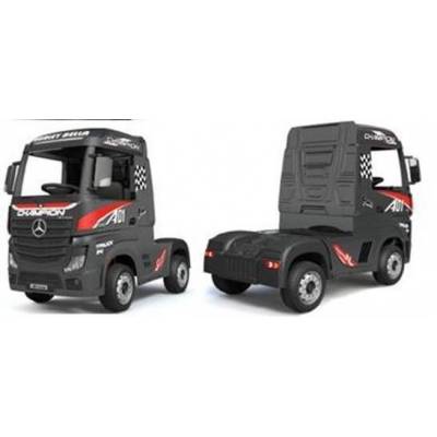 Mercedes Actross accu-truck voor kinderen zwart of rood  Wara