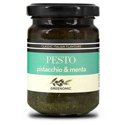 Pesto Pistache & Menta 135gr  Greenomic