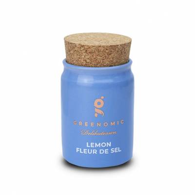 Zout Lemon Fleur De Sel 120gr  Greenomic