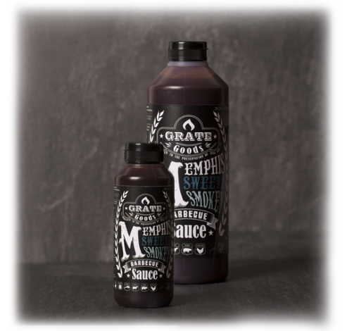 Memphis Sweet & Smokey BBQ Sauce 265ml  Grate Goods