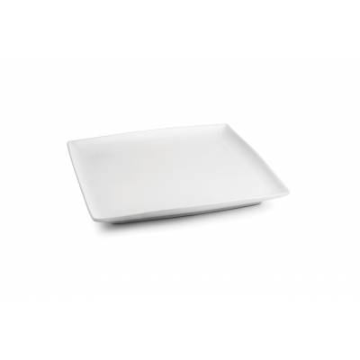 Squito Plat bord 16x16cm wit 