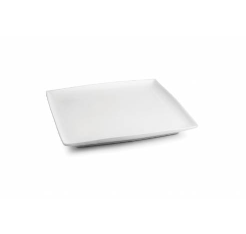 Squito Plat bord 16x16cm wit  BonBistro