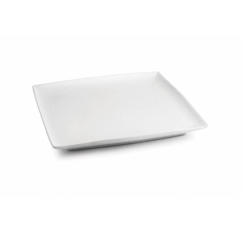 Squito Plat bord 23x23cm wit  BonBistro