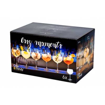 Cosy Moments Cocktailglas-gin 70cl Set6   Cosy Moments by Cosy & Trendy