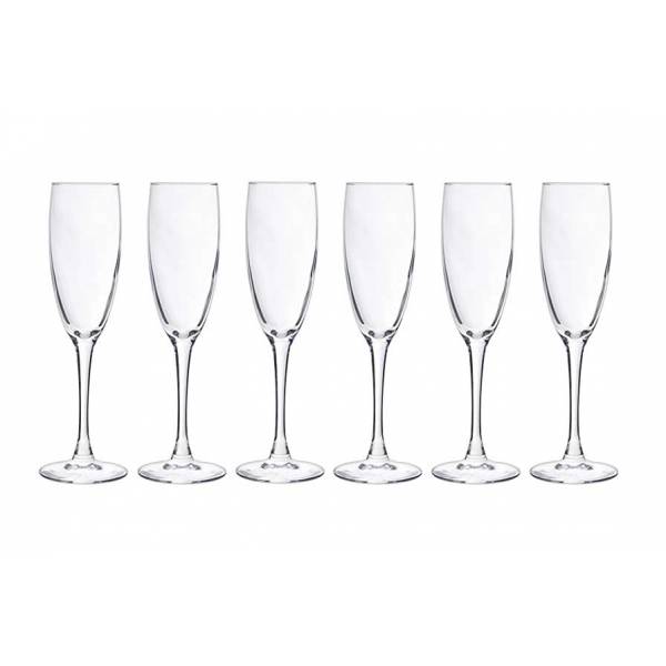 COSY MOMENTS CHAMPAGNEGLAS 19CL SET6 