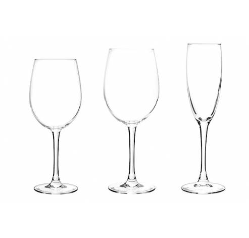 Cosy Moments Set18 6xwijnglas 36cl + 6xwijnglass 48cl + 6xchampagneglas 19cl  Cosy Moments by Cosy & Trendy