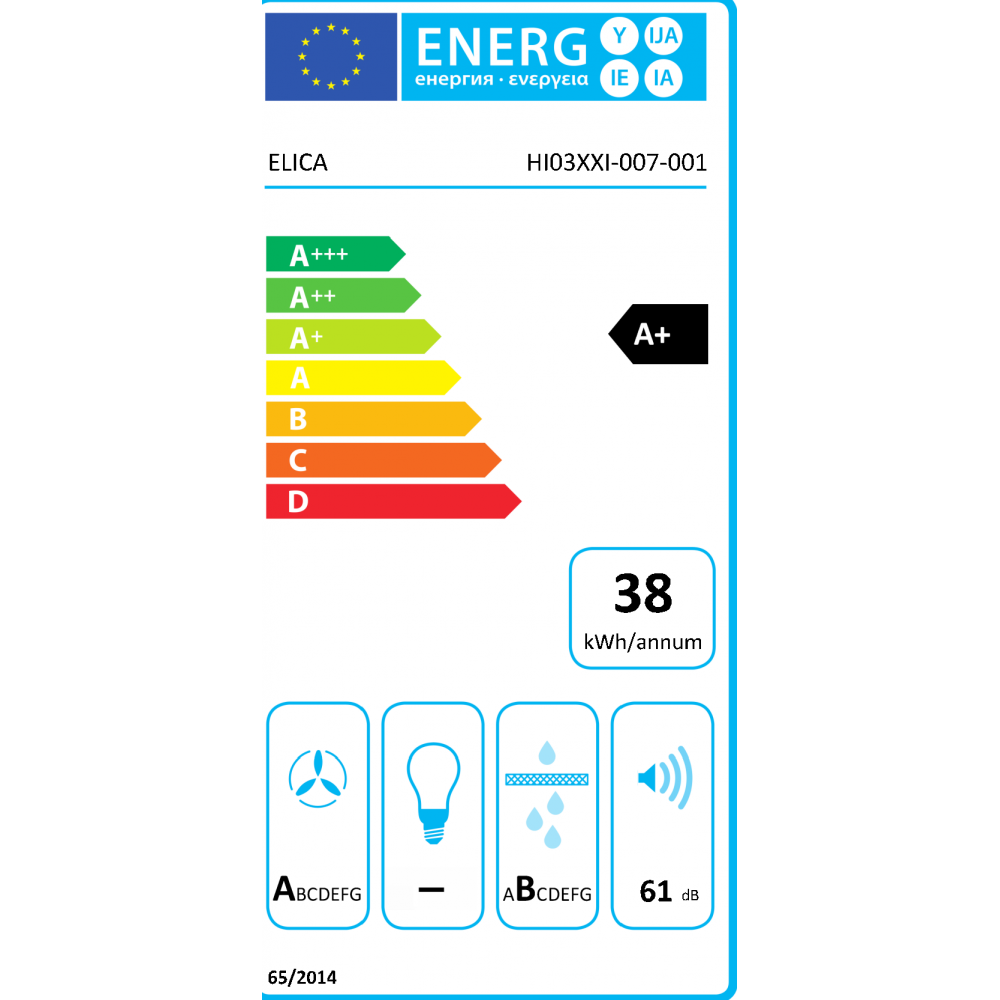 Hotte de plan de travail 83 cm - Elica Nikolatesla PRF0120977