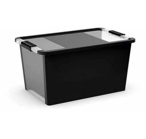 Bi-box Opbergbox L Zwart 40l 58x35,2xh2 8cm  Kis
