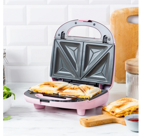 3-in-1 Grill Sandwich/Waffle/Panini Maker Pink  Greenchef