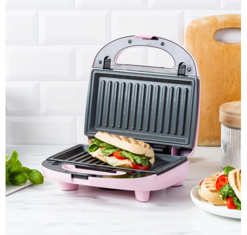 3-in-1 Grill Sandwich/Waffle/Panini Maker Pink  Greenchef