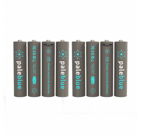 AAA USB oplaadbare slimme batterijen met hoge capaciteit  Pale Blue