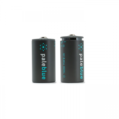 D USB oplaadbare slimme batterijen 2pack  Pale Blue