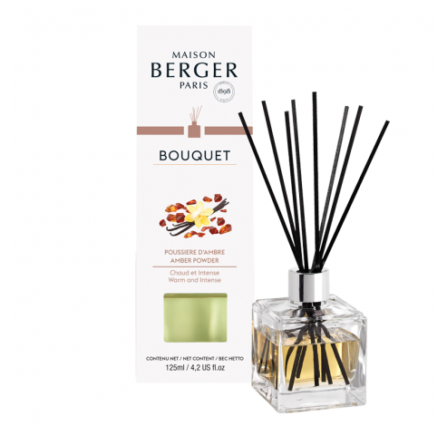 Diffuseur de parfum Cube Poussière d'Ambre  Maison Berger