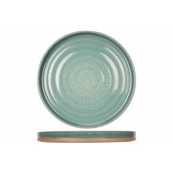 Crafts by Cosy & Trendy Basalt Ocean Green Assiette Plate D26cm Design By Charlotte 