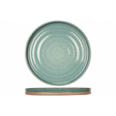 Basalt Ocean Green Assiette Plate D26cm Design By Charlotte  Crafts by Cosy & Trendy