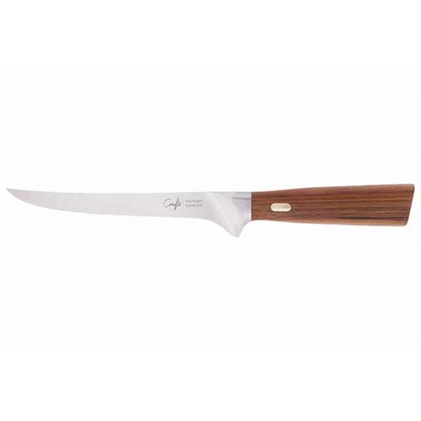 Couteaux & Co Fileermes 15cm Walnoten Handvat 