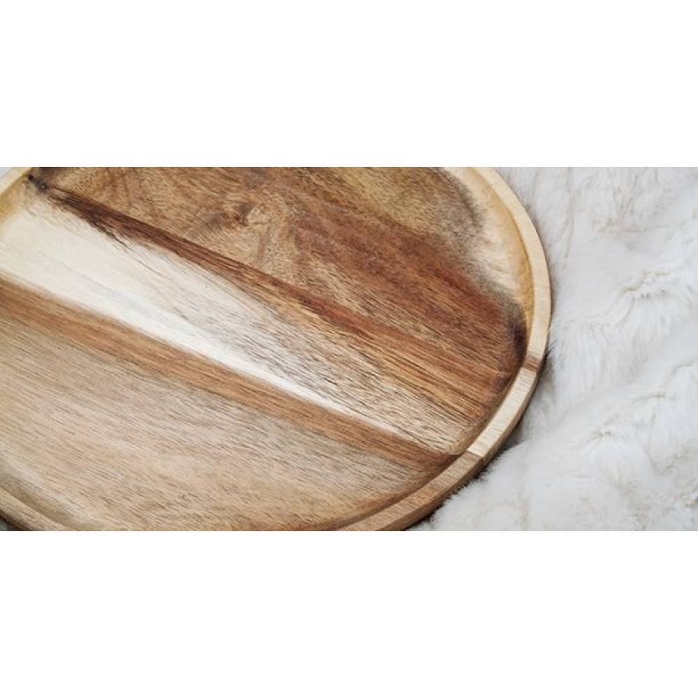Wood & Food Serveerschalen en-borden Santo Serveerplank 29x19cm acacia