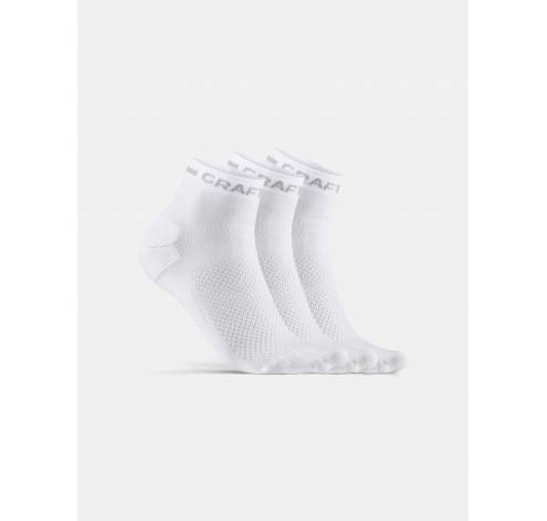 CORE Dry Mid Socks 3-Pack White 43/45  Craft