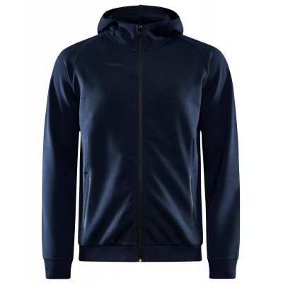 Core Soul Full Zip Hood M Navy Blue Large  Craft