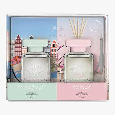 Diffuser Essentials Sweet Paris & Floral Set 2x50ml     i-puro