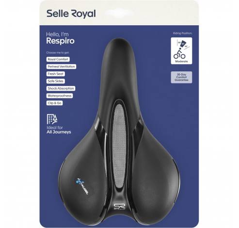 Zadel Respiro Moderate 5131 zwart  Selle Royal