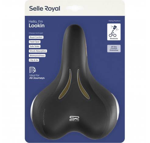 Zadel Look In Moderate 5235 zwart  Selle Royal