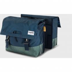 Urban Proof Fietstas dubbel 40L recycled blauw groen 