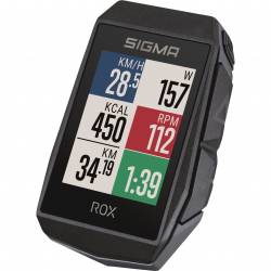 Sigma Sport Fietscomputer ROX 11.1 EVO GPS Black HR set 