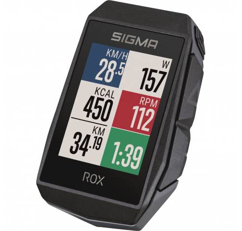 Fietscomputer ROX 11.1 EVO GPS Black HR + sensoren se  Sigma Sport