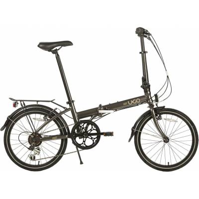 Vouwfiets Essential Just D6 iron grey  UGO