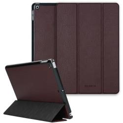 Selencia iPad 10.2 (2021/2020/2019) Kesia Slang Trifold Book Case Donkerrood