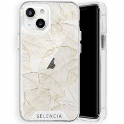 Selencia iPhone 13 Zarya Fashion Backcover Gold Botanic 