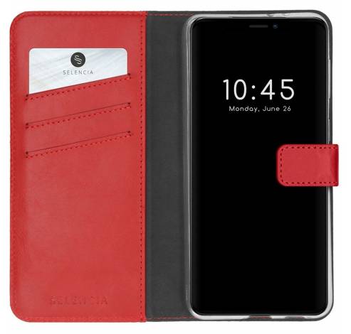 iPhone 13 Mini Booktype Cuir Rouge  Selencia