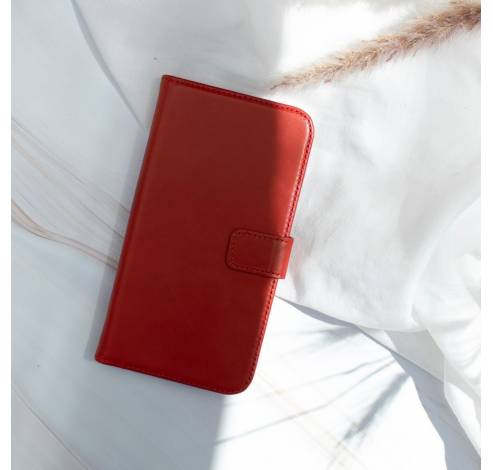 iPhone 13 Mini Booktype Cuir Rouge  Selencia